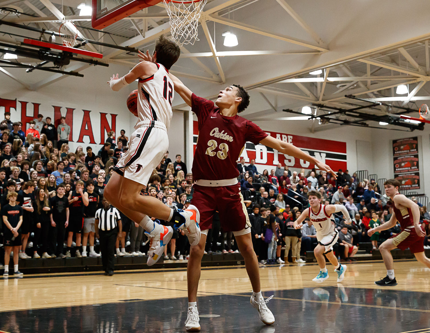 Madison vs. Oakton boys basketball 11